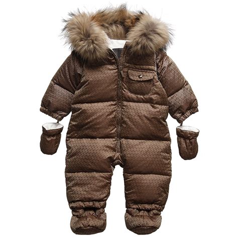 fendi snowsuit baby|fendi designer baby girl.